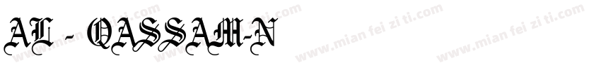 AL - QASSAM-Normal-1字体转换